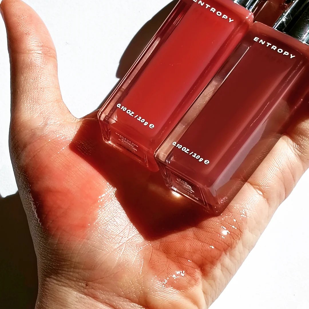 エントロピー チャームティント グロッシージェル ベリルチャーム/ENTROPY/リップティントを使ったクチコミ（2枚目）