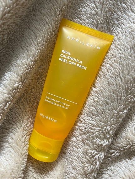 リアルカレンデュラピールオフパック/APRILSKIN/ピーリングを使ったクチコミ(1枚目)