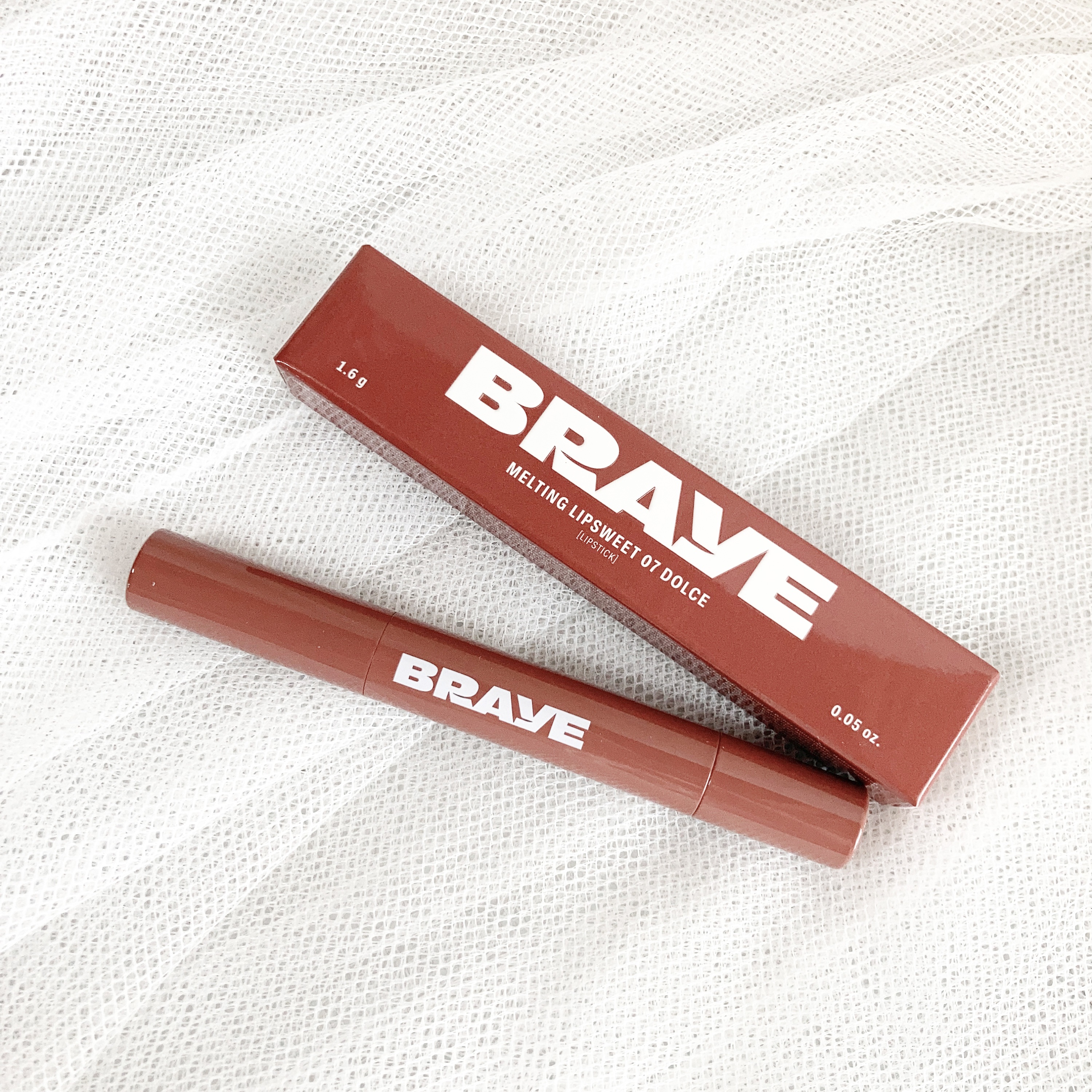 ーーーーーーーーーーーーーーーー
BRAYE（ブレイ）
メルティングリップスウィート
07 DOLCE
ーーーーーーーーーーーーーーーー

グロスとバームのいいとこどり質感！
BRAYEの“全方向グロスリップ”を
お試しさせていただきました