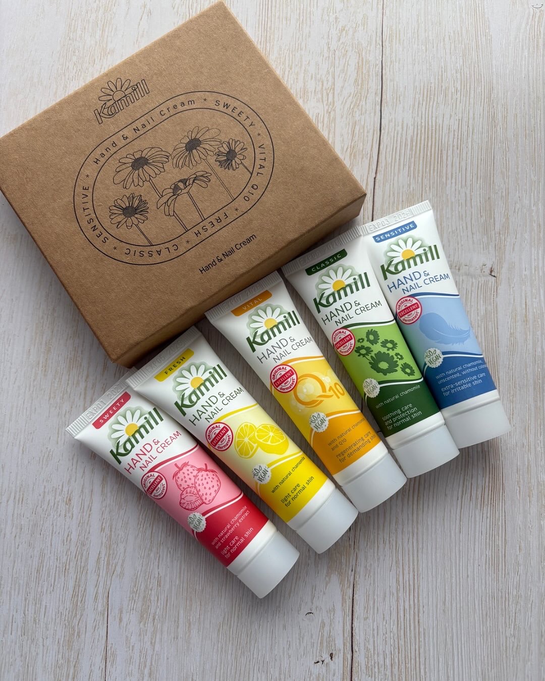 ハンド＆ネイルクリームミニ 企画セット30ml*5/カミール/その他キットセットを使ったクチコミ（1枚目）