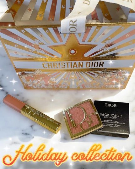 バックステージ ロージー グロウ(ホリデーコレクション 2025 限定品)/Dior/チークを使ったクチコミ(1枚目)