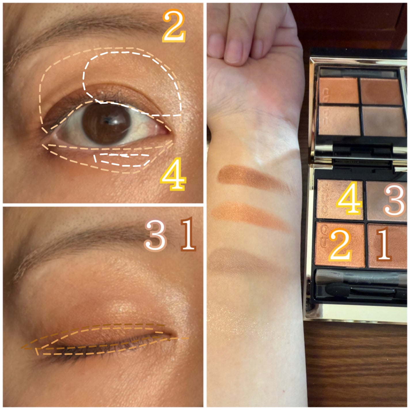 シグニチャー カラー アイズ/SUQQU/アイシャドウパレットを使ったクチコミ(3枚目)