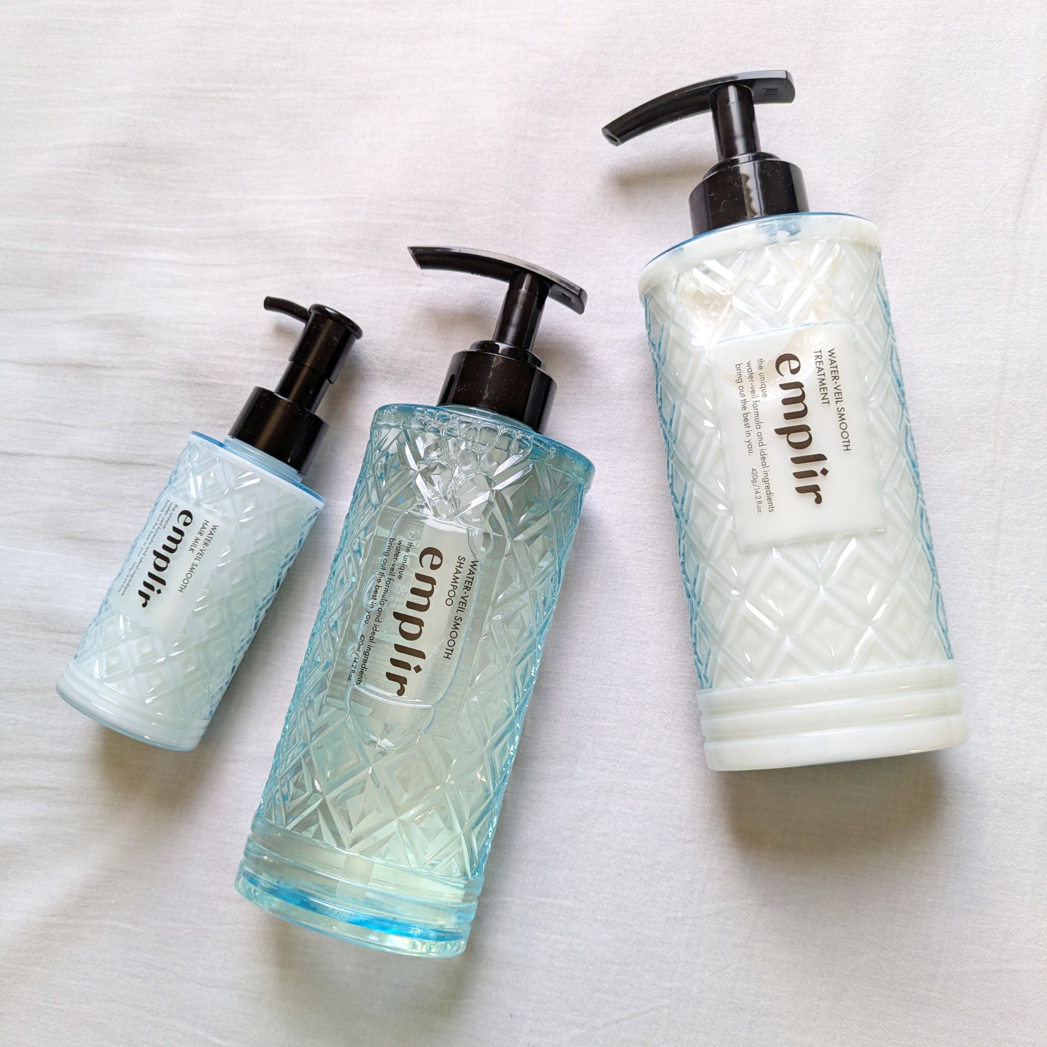 ウォーターベール スムース ヘアミルク/emplir/ヘアミルクを使ったクチコミ（2枚目）