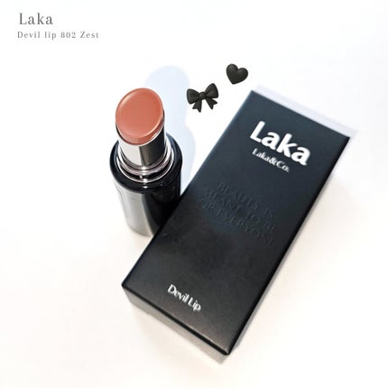 ラカ デビルリップ/Laka/口紅を使ったクチコミ(2枚目)