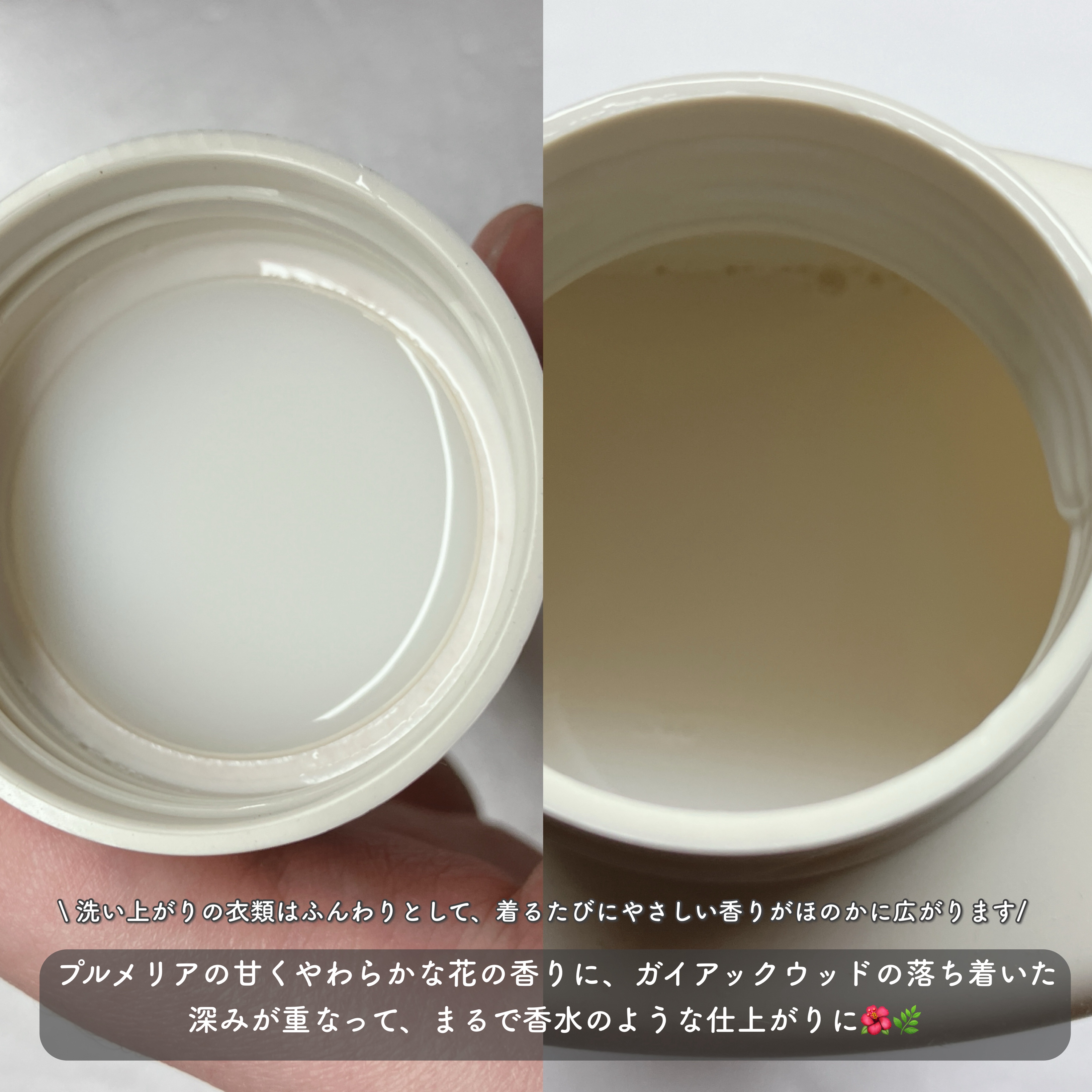 パフュームヴィーガン柔軟剤 プルメリア＆ガイアック/LAVOIR/柔軟剤を使ったクチコミ（2枚目）