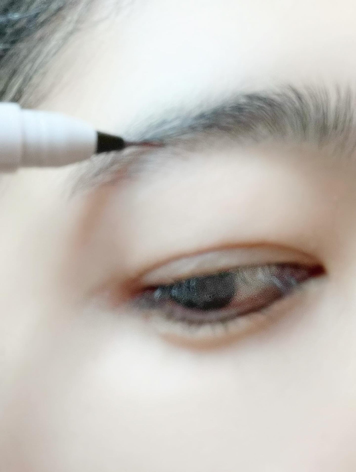 くれ竹 お化粧ふでぺん 眉毛用 毛筆極細/くれ竹 /リキッドアイブロウを使ったクチコミ(4枚目)
