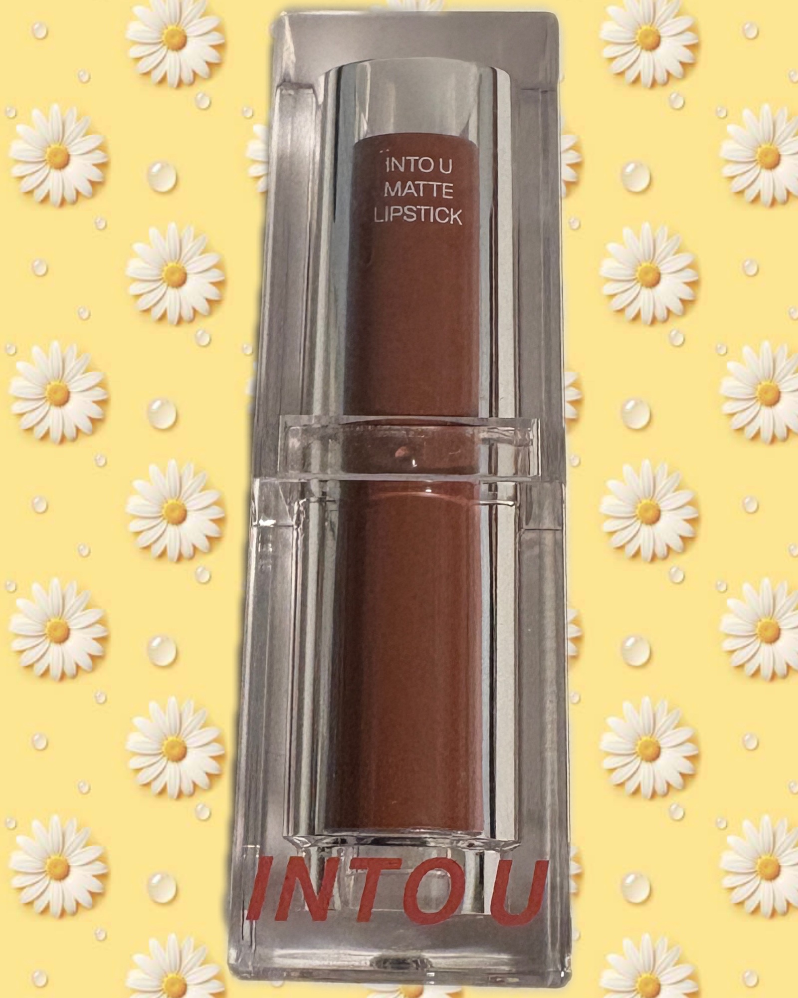 フェザーマットリップスティック/INTO U/口紅を使ったクチコミ（1枚目）