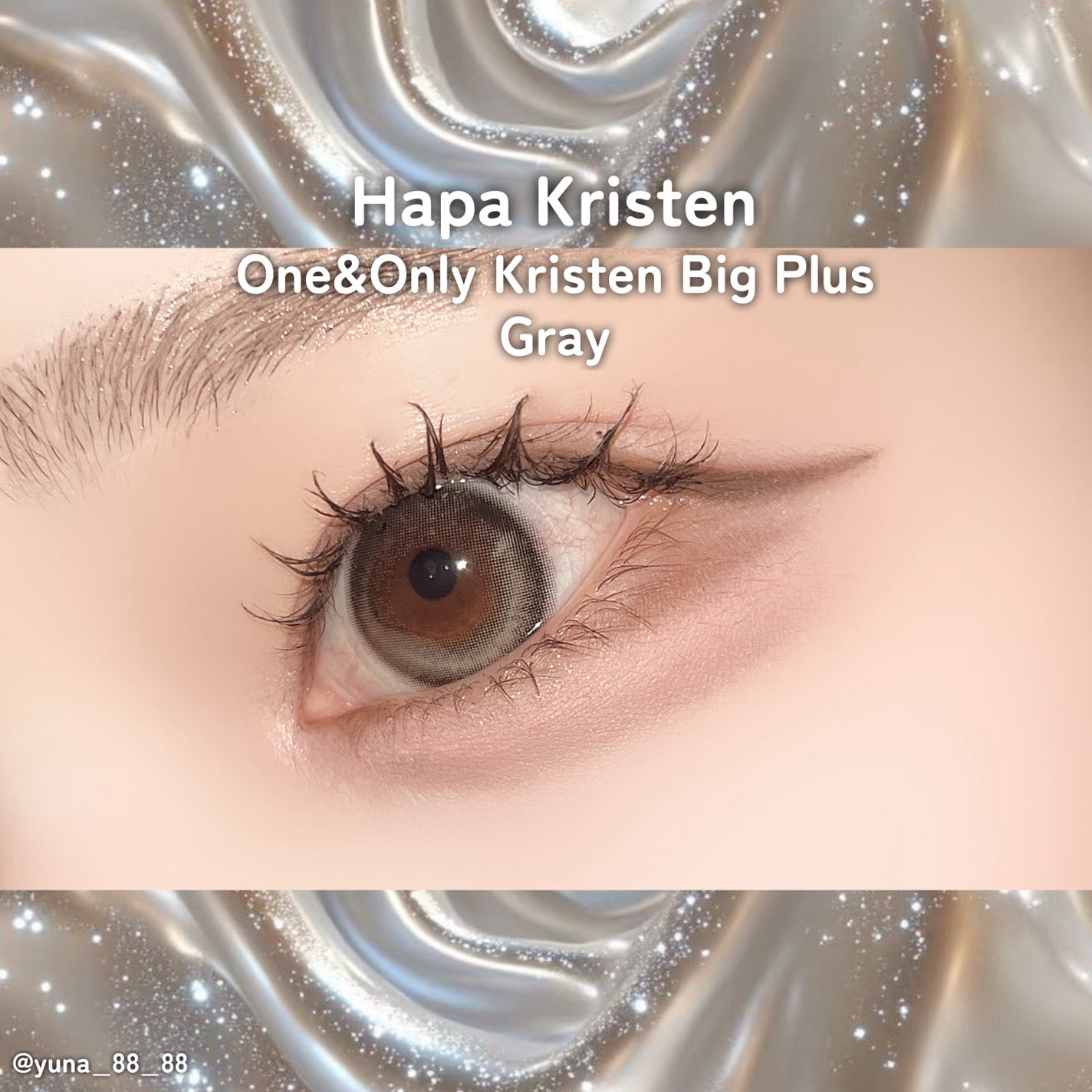 One & Only Kristin/Hapa kristin/カラーコンタクトレンズを使ったクチコミ(3枚目)