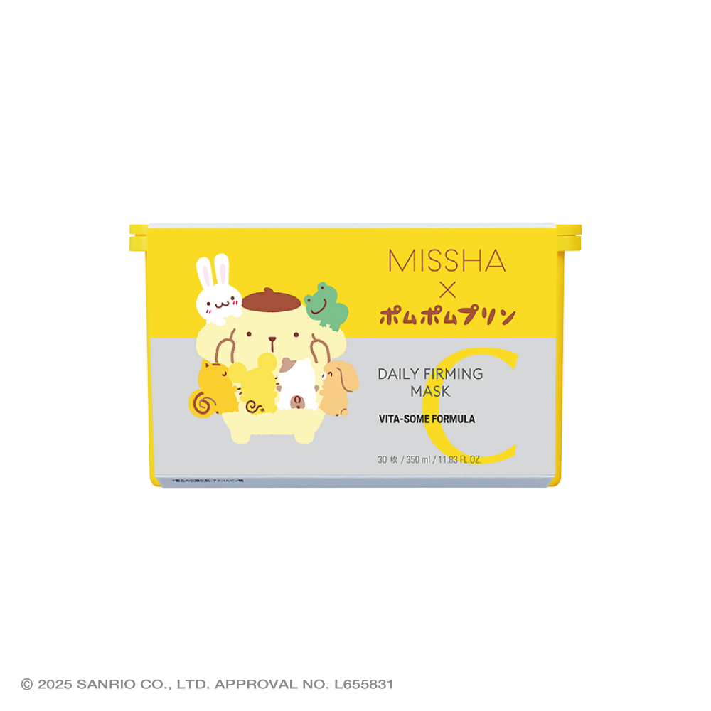 ミシャ ビタシープラス デイリーマスク【日本処方】 ポムポムプリン 30枚入り【日本処方】(限定)