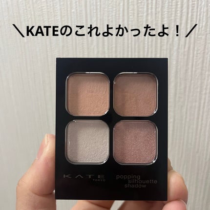 ケイト ポッピングシルエットシャドウ/KATE/アイシャドウパレットを使ったクチコミ(1枚目)