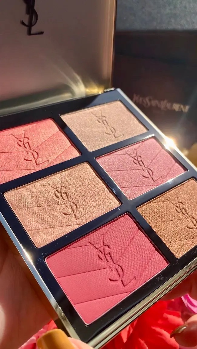 クチュール フェイス パレット/YVES SAINT LAURENT BEAUTE/パウダーチークを使ったクチコミ（2枚目）