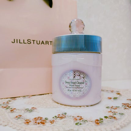 ジルスチュアート ホワイトフローラル ディープヘッドクレンズ/JILL STUART/市販シャンプーを使ったクチコミ(1枚目)