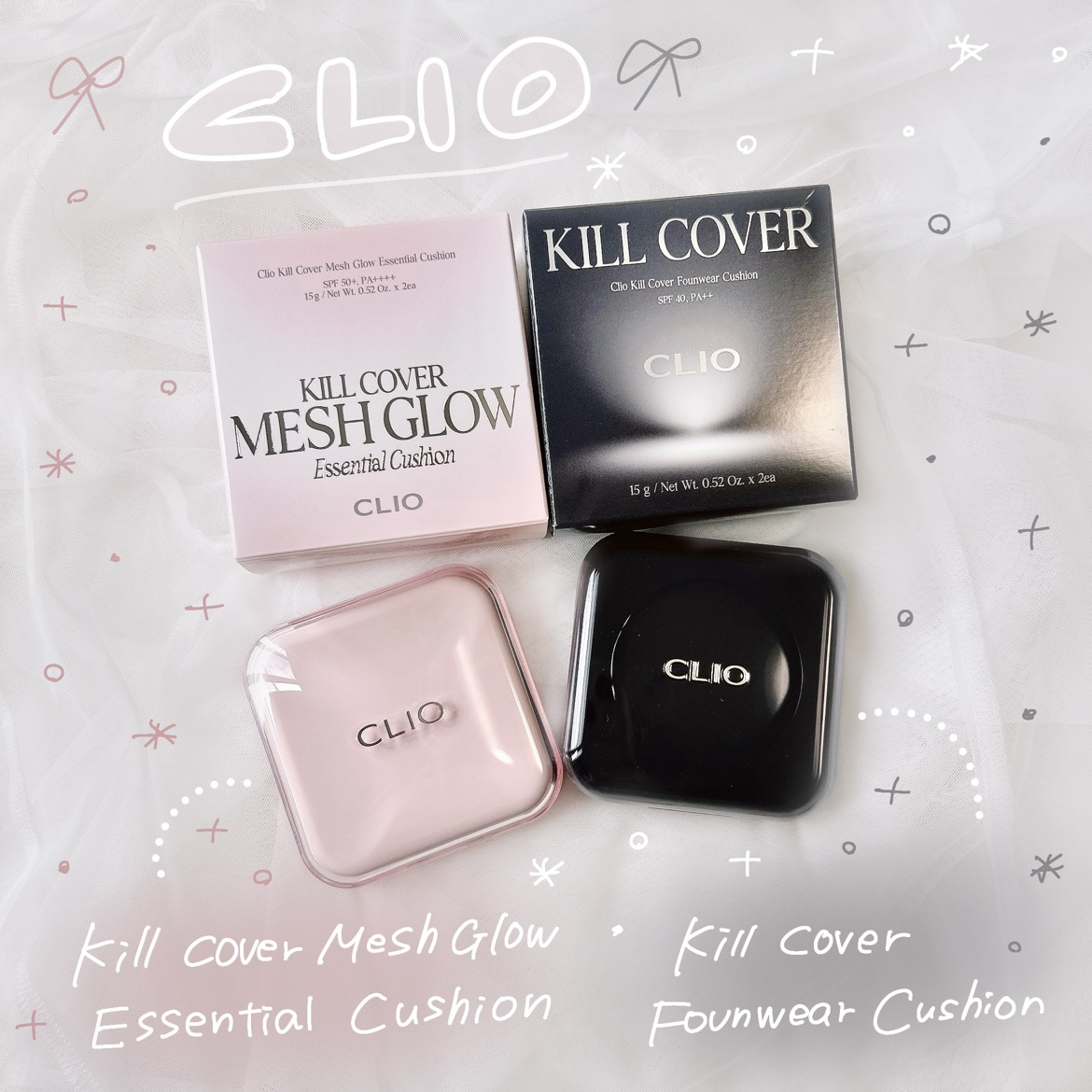 キル カバー ファンウェア クッション/CLIO/クッションファンデーションを使ったクチコミ（1枚目）