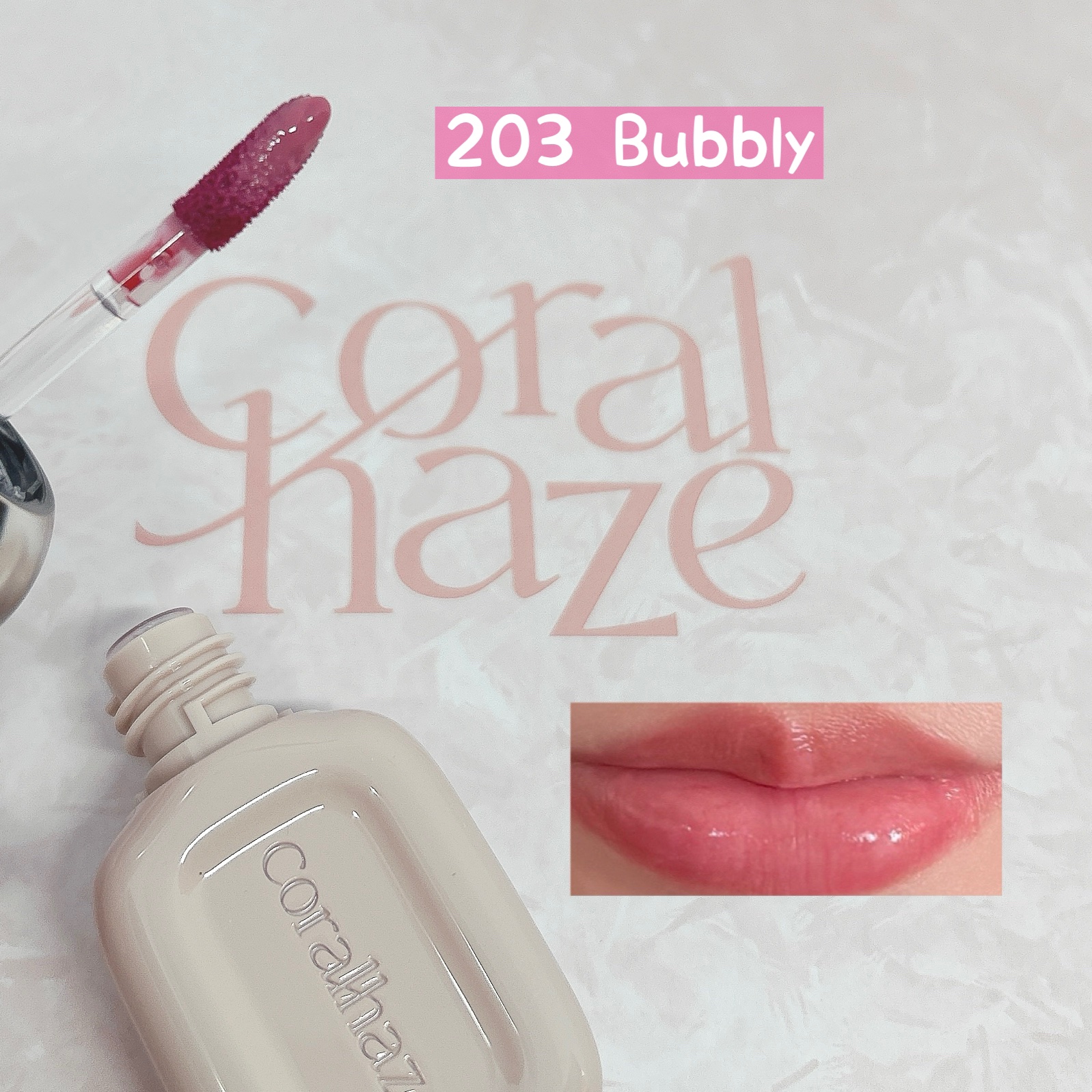 デュー ドロップ ティント/Coralhaze/リップティントを使ったクチコミ（2枚目）