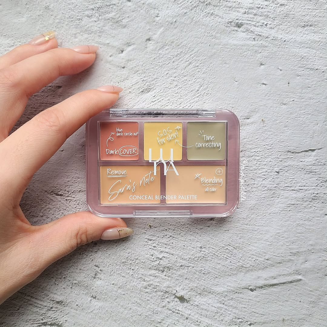 コンシールブレンダーパレット/LUNA/パレットコンシーラーを使ったクチコミ（1枚目）