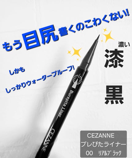 ブレぴたライナー/CEZANNE/アイライナーを使ったクチコミ(1枚目)