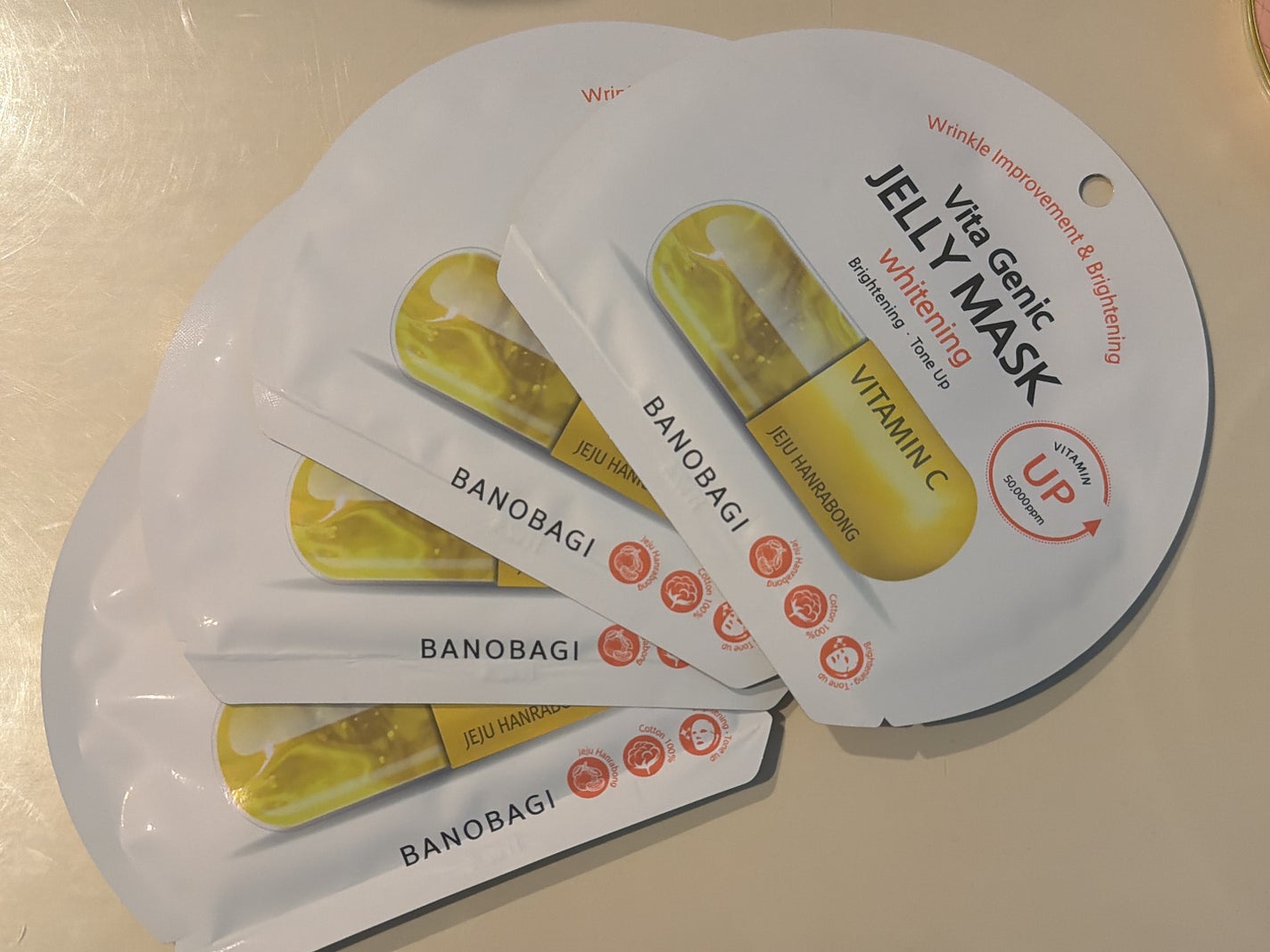 ビタ ジェニックゼリーマスク/BANOBAGI/シートマスク・パックを使ったクチコミ(4枚目)
