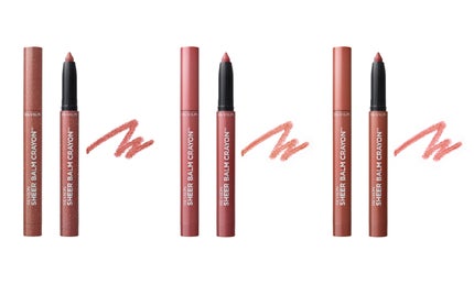 レブロンの「シアー バーム クレヨン」から『丸の内OLの憂鬱』さん共同開発の新色と他2色が登場