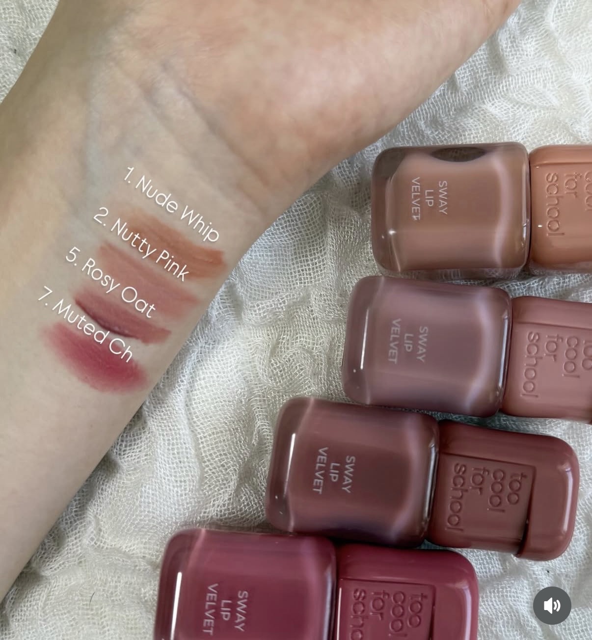 スウェイリップベルベット/too cool for school/リップティントを使ったクチコミ（3枚目）