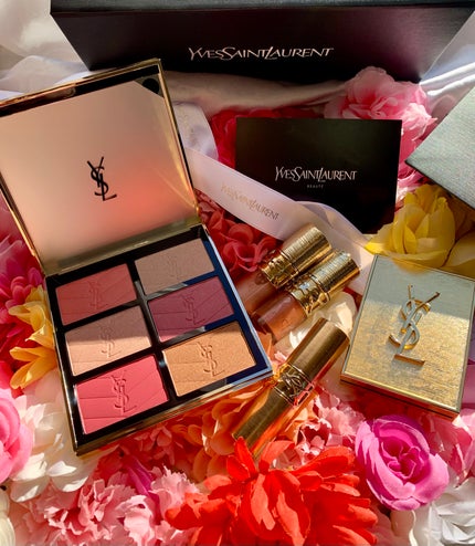 クチュール フェイス パレット/YVES SAINT LAURENT BEAUTE/パウダーチークを使ったクチコミ(8枚目)