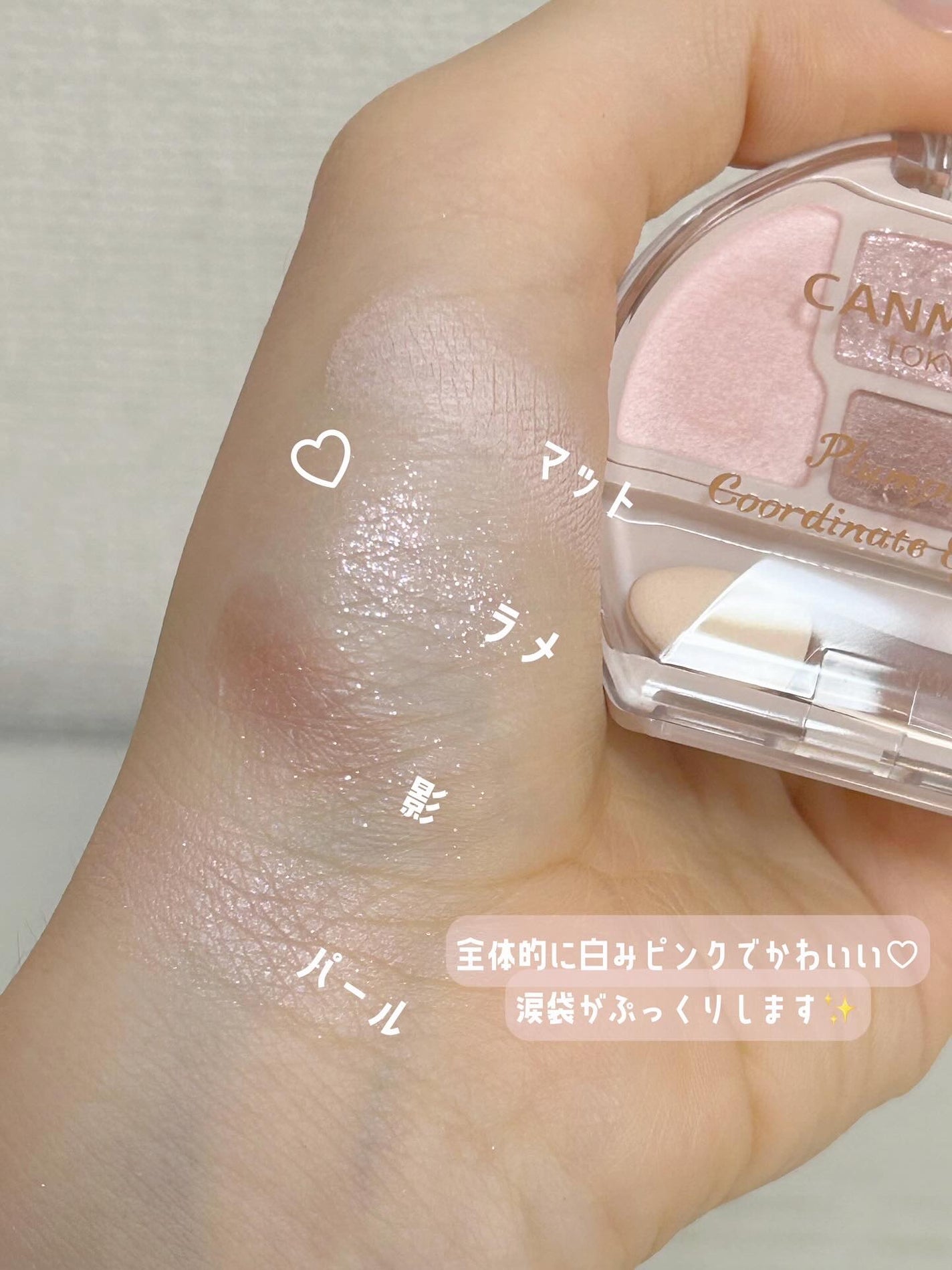 プランぷくコーデアイズNeo/キャンメイク/アイシャドウを使ったクチコミ(4枚目)