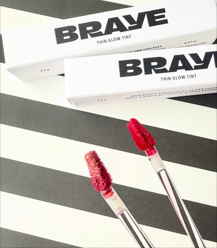 THIN GLOW TINT/BRAYE/口紅を使ったクチコミ(2枚目)