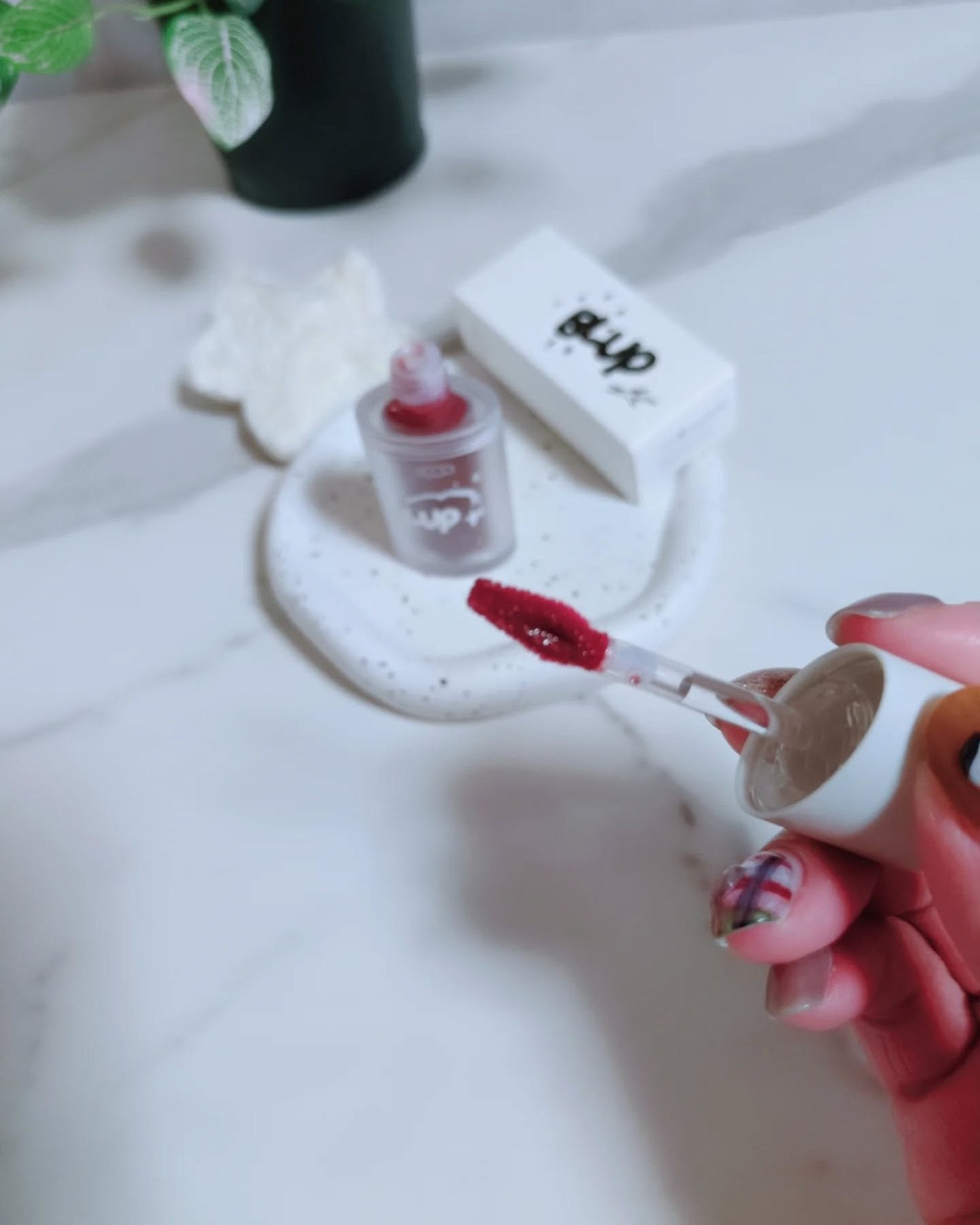 オーバーデューグローイティント/BLUP/リップティントを使ったクチコミ(4枚目)