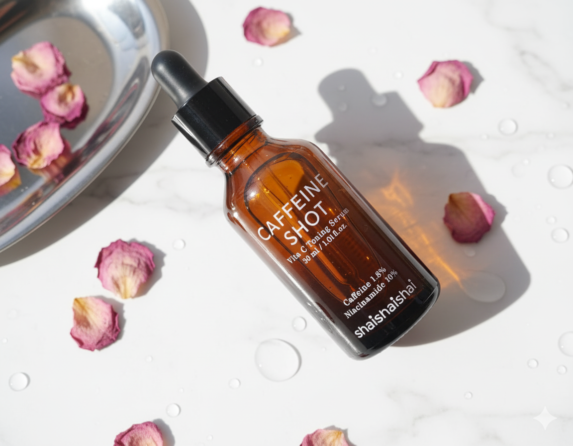 カフェインショット ビタC トーニングセラム/shaishaishai/美容液を使ったクチコミ（1枚目）
