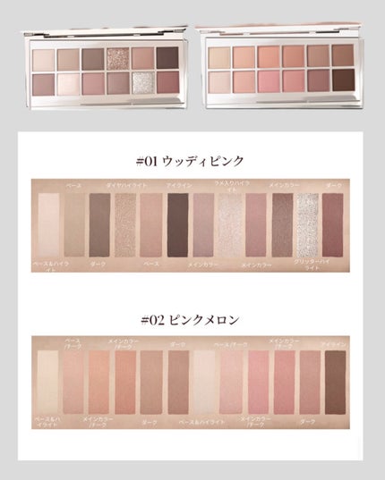 12 Shades Eyeshadow Palette/Joocyee/パウダーアイシャドウを使ったクチコミ(3枚目)