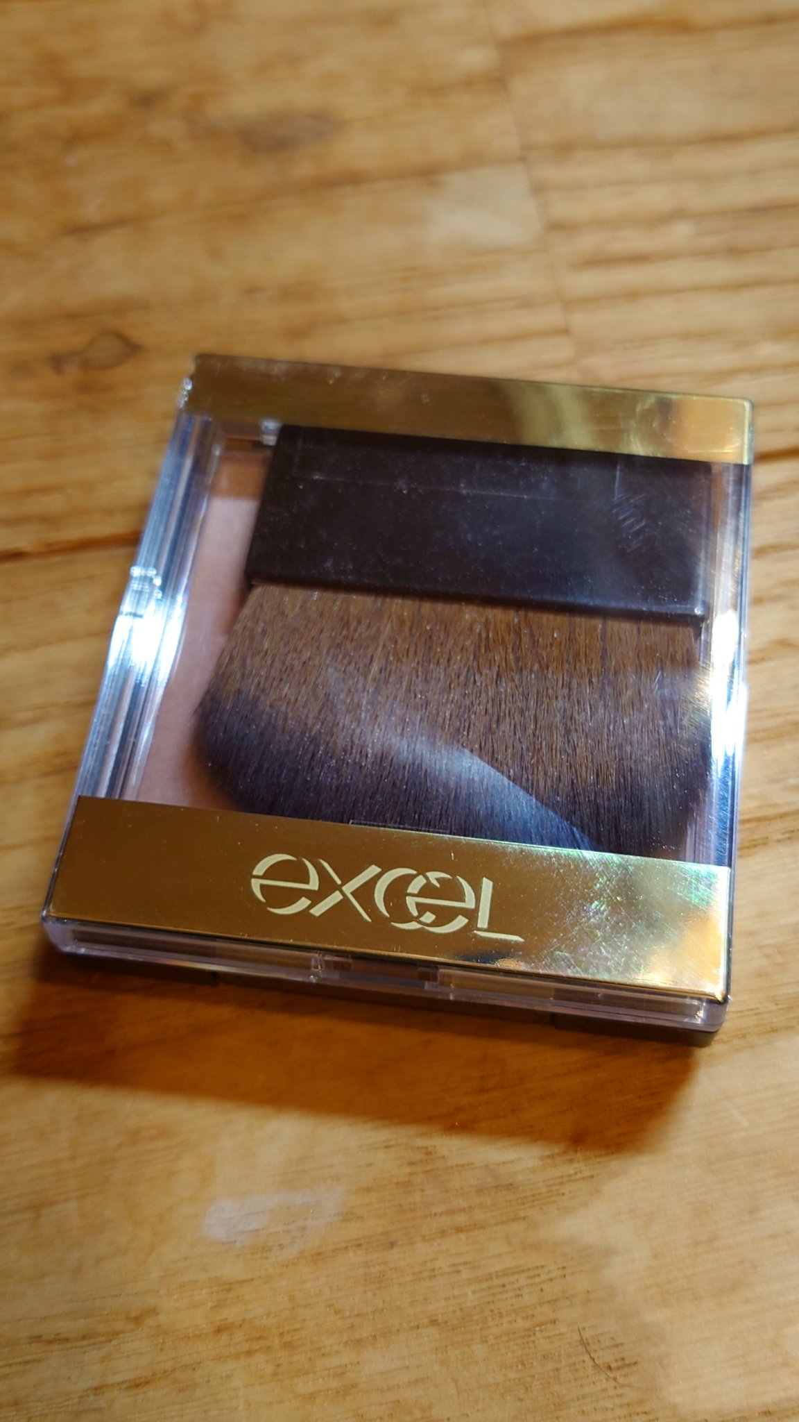 オーラティック ブラッシュ AB09 パッションティー/excel/パウダーチークを使ったクチコミ（1枚目）