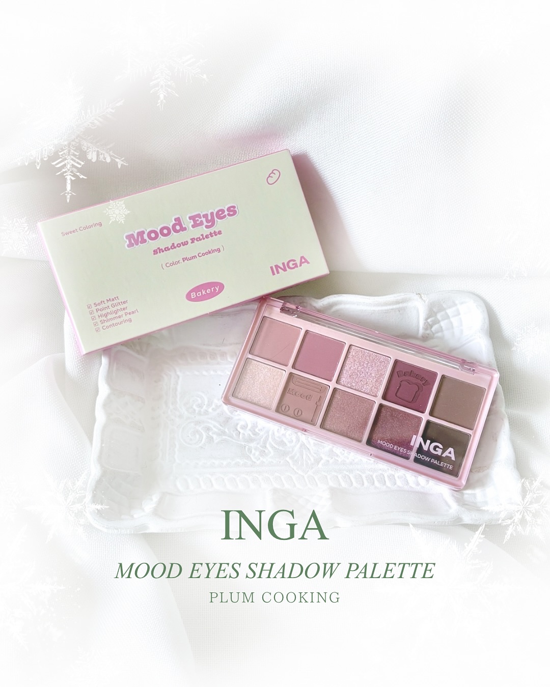 ムードアイズシャドウパレット/INGA/アイシャドウパレットを使ったクチコミ（1枚目）