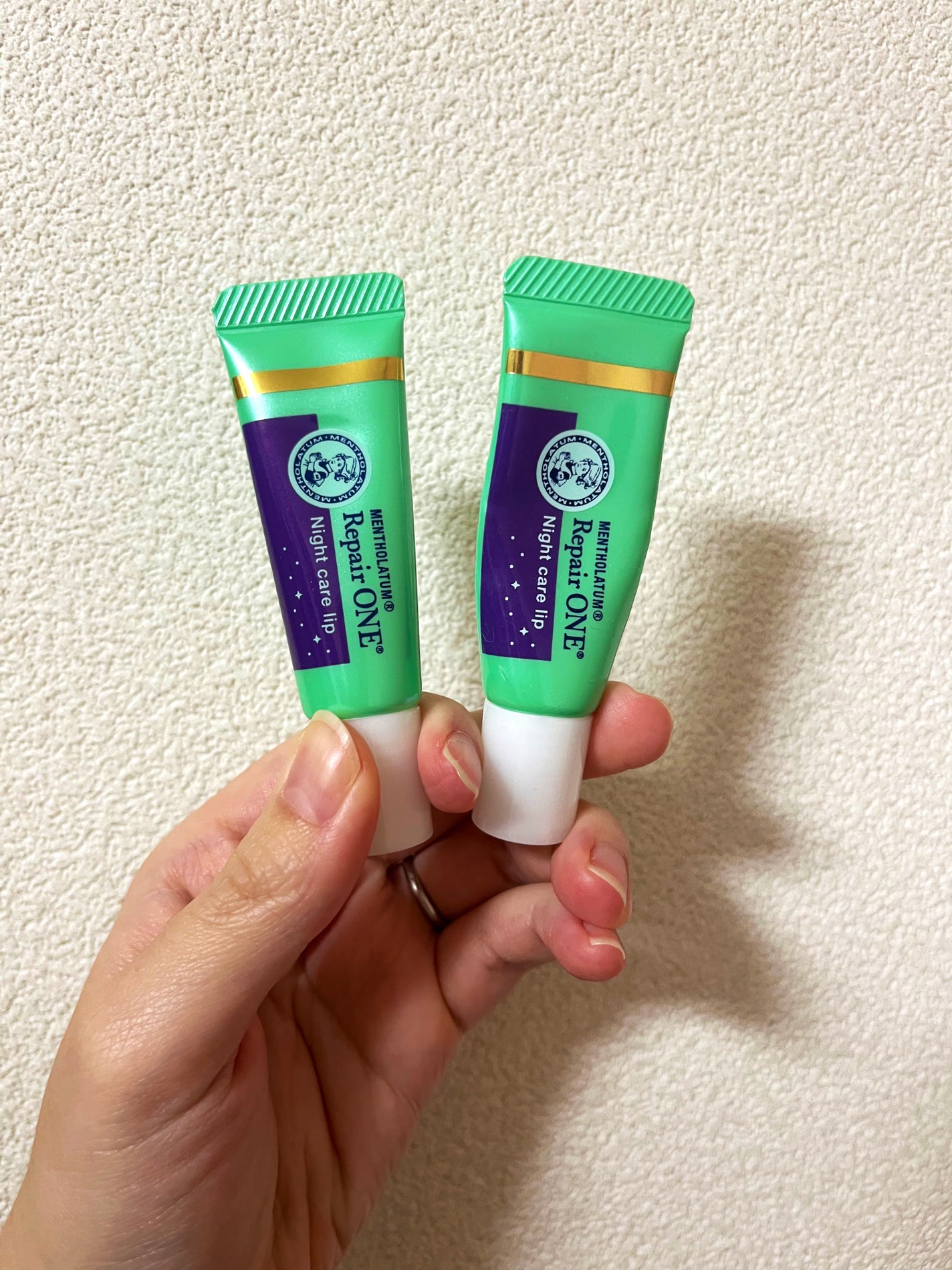 メンソレータム リペアワン ナイトケアリップ/メンソレータム/リップ美容液を使ったクチコミ(1枚目)