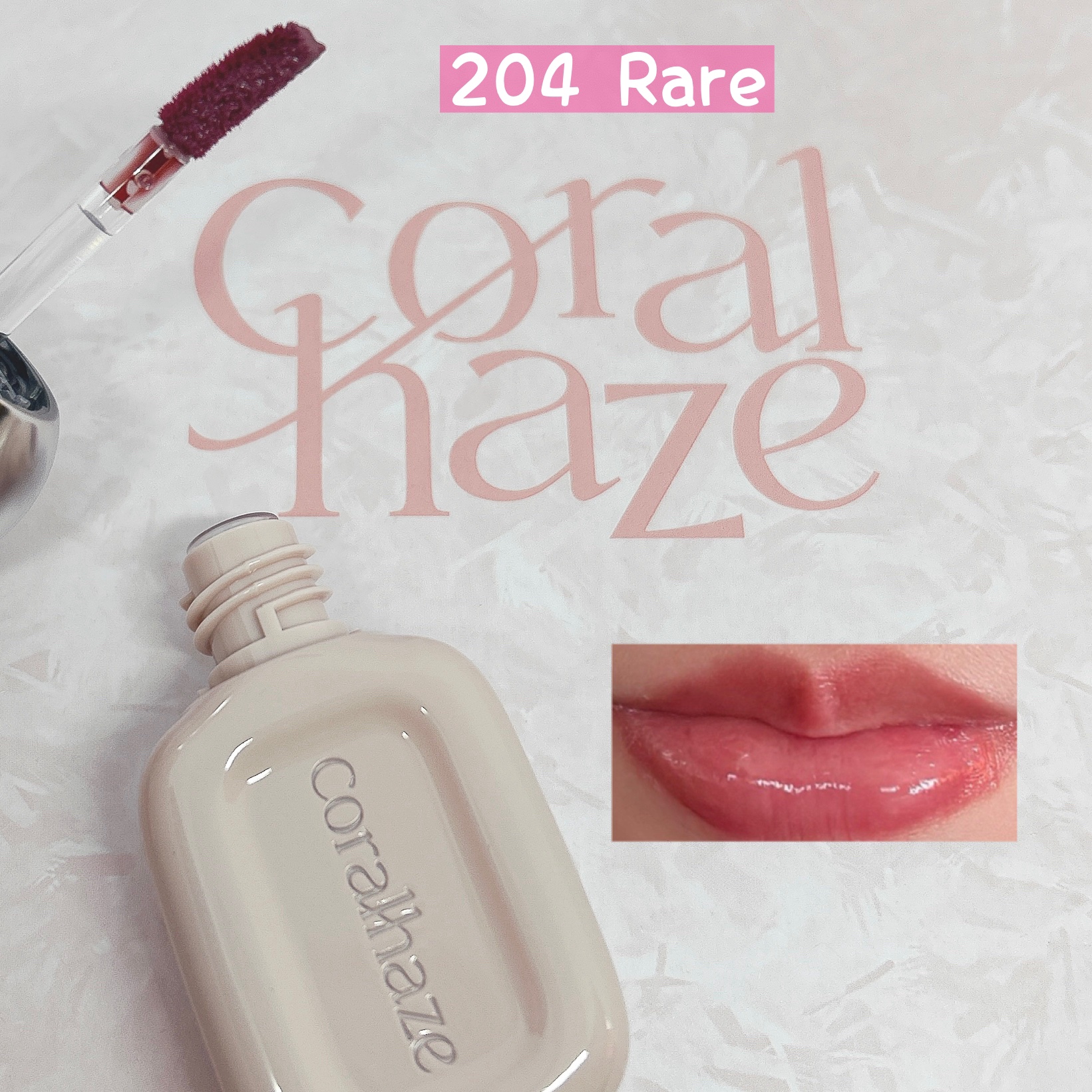 デュー ドロップ ティント/Coralhaze/リップティントを使ったクチコミ（3枚目）