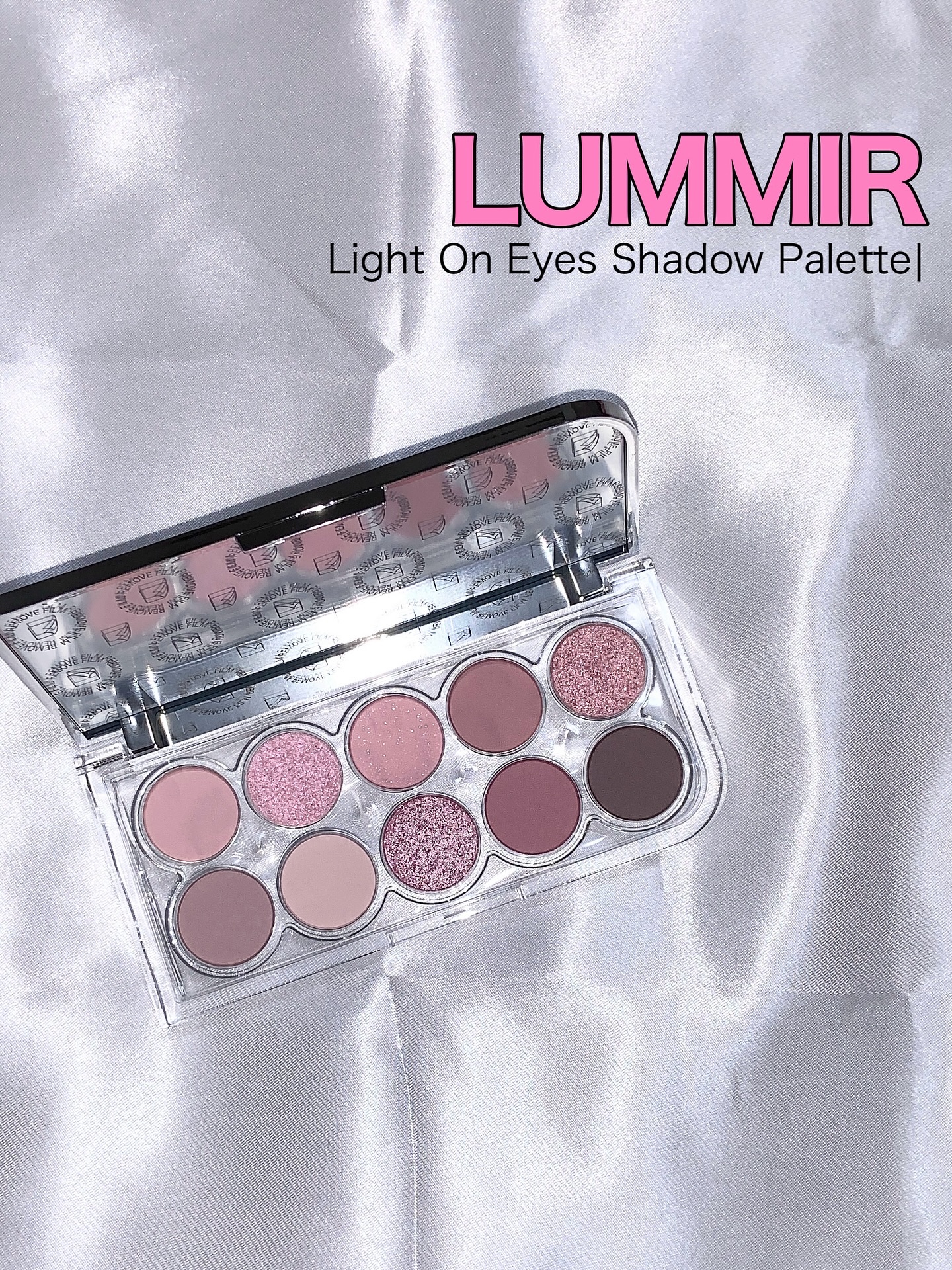 Lummir【ライトオンアイズシャドウパレット】
05 ロサビーチ

ローズピンクカラーがもう、やばい💕
繊細でぎっしりなラメ、粉質も良くて、
くすみカラー得意な人は大好きだと思う✨
青みと黄身のバランスが取れたカラーで
派手すぎず華やか