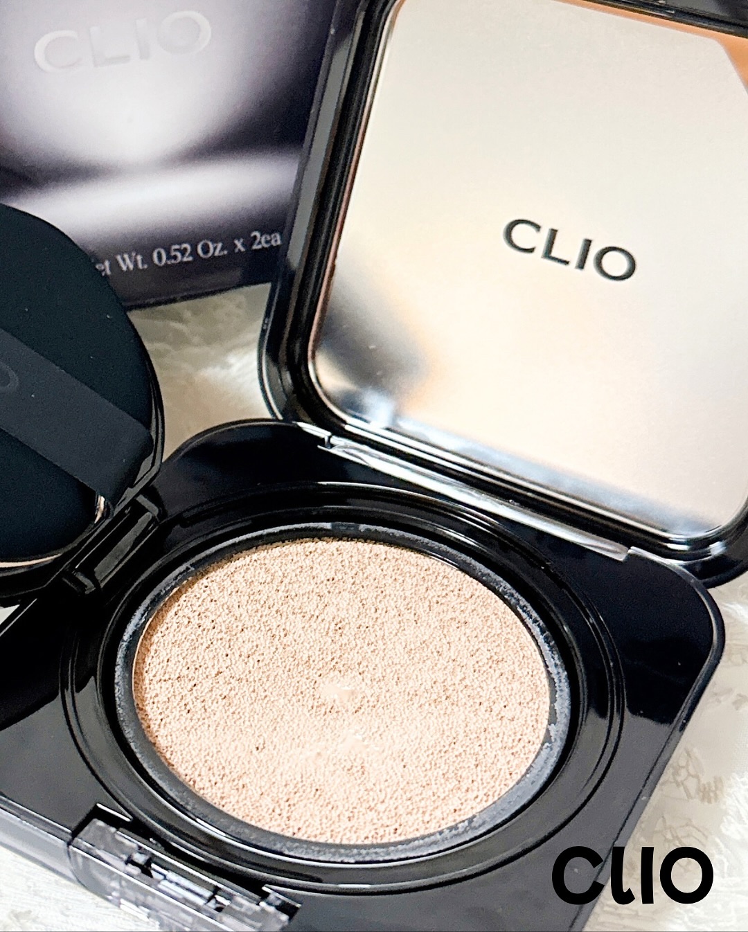 キル カバー ファンウェア クッション/CLIO/クッションファンデーションを使ったクチコミ（2枚目）