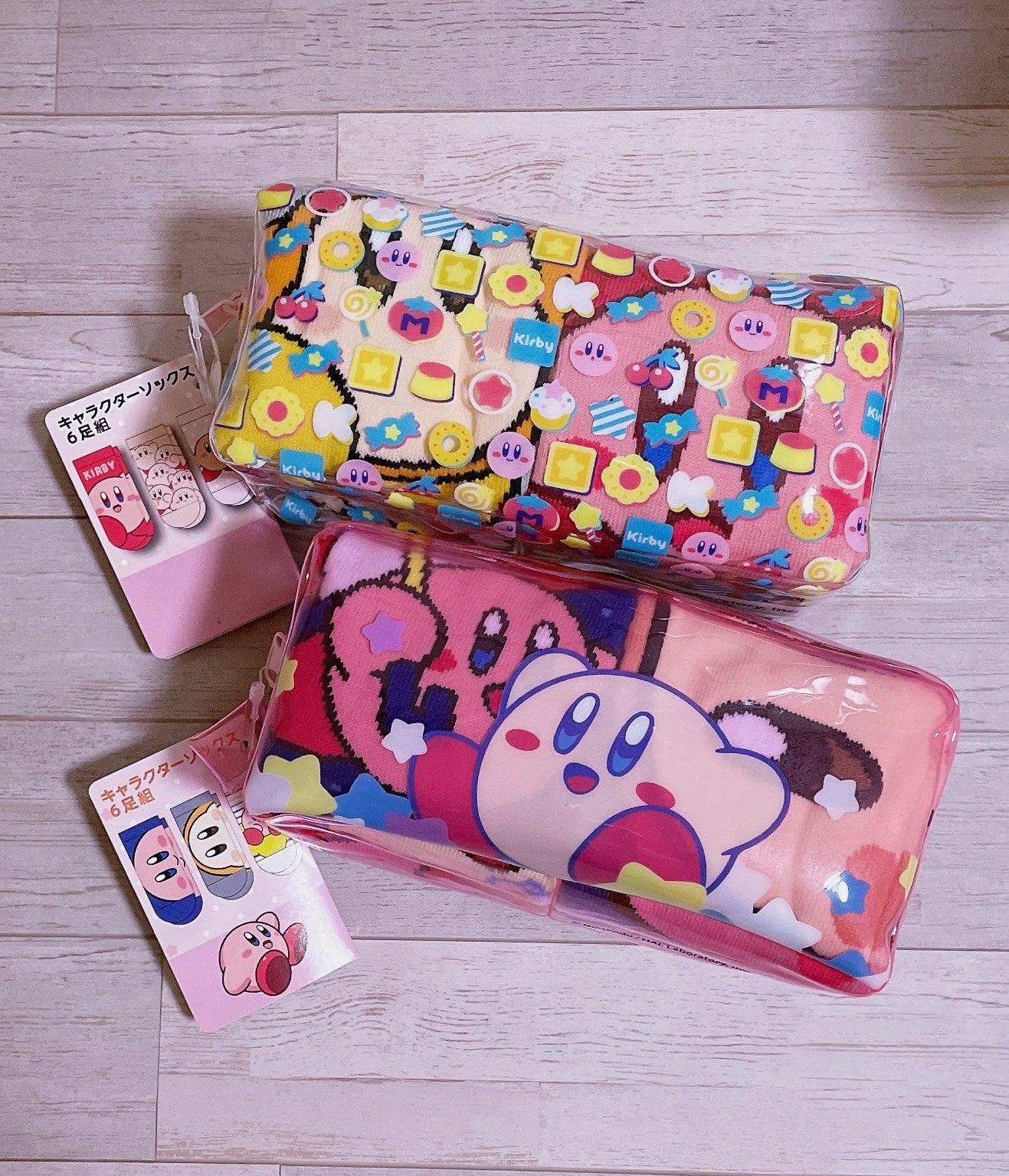 ひろろん on LIPS 「星のカービィキャラクターソックス6足組こちらは、しまむらオンラ..」(1枚目)