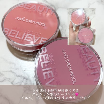 アーティストクッションブラッシュ/JUNG SAEM MOOL/リキッドチークを使ったクチコミ(2枚目)