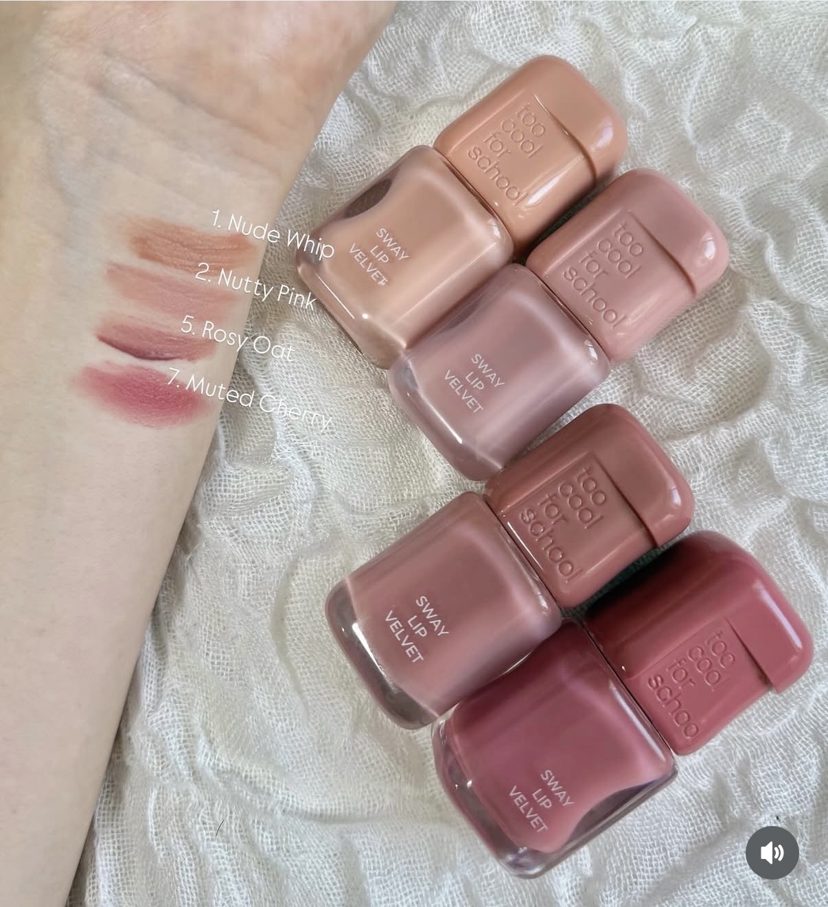 スウェイリップベルベット/too cool for school/リップティントを使ったクチコミ（2枚目）
