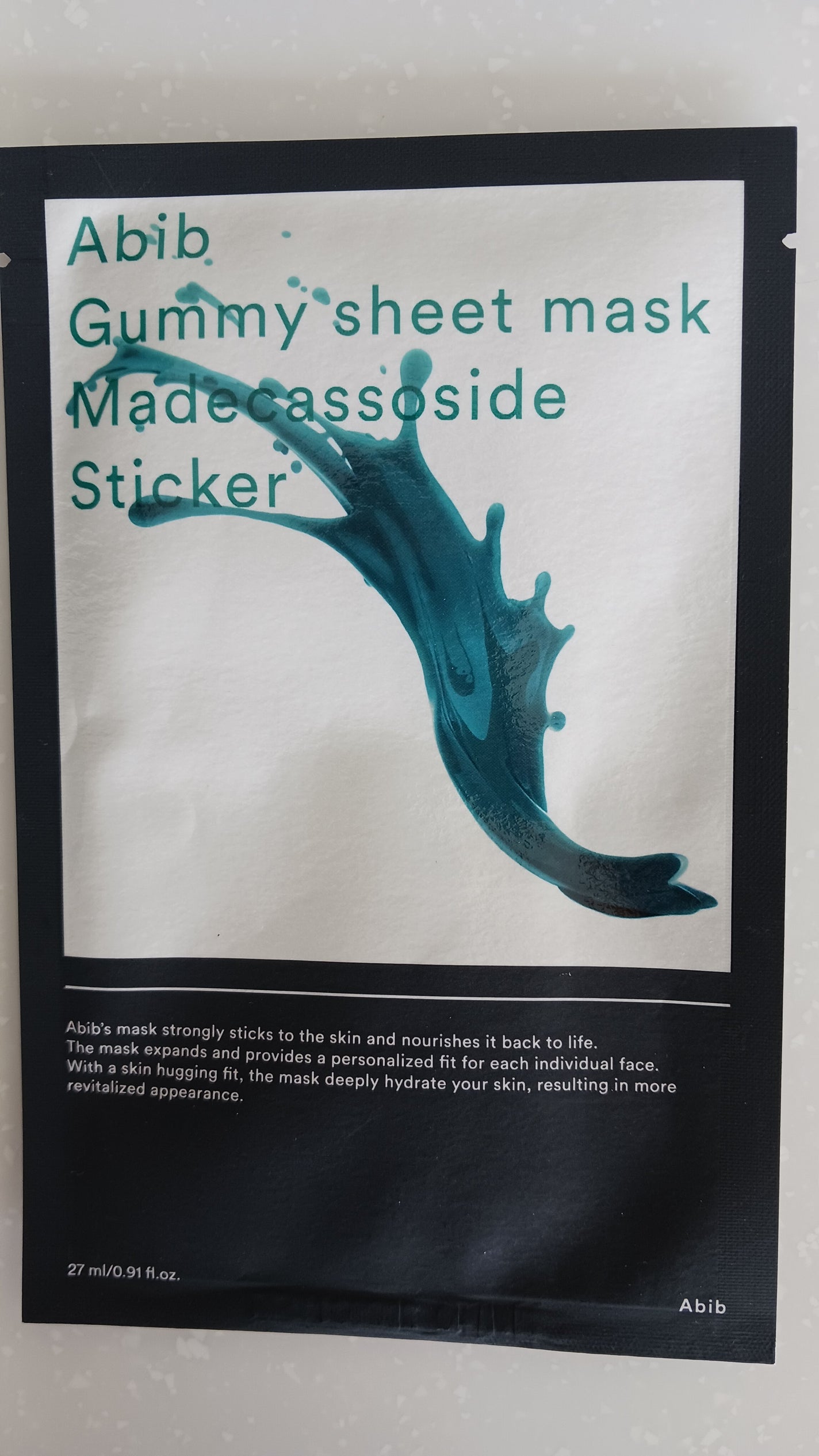 ガムシートマスクパック マデカソサイドステッカー/Abib /シートマスク・パックを使ったクチコミ(1枚目)