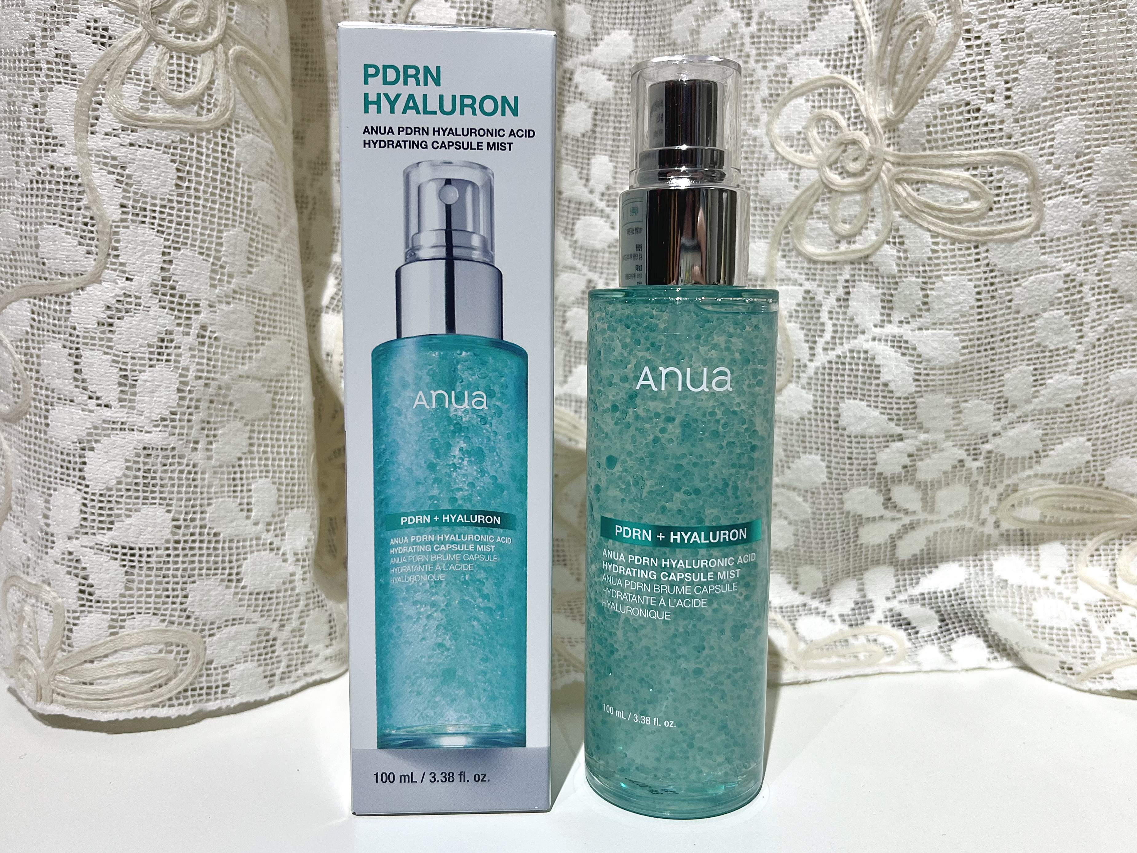 PDRNヒアルロン酸ハイドレイティングミスト/Anua/ミスト状化粧水を使ったクチコミ（1枚目）