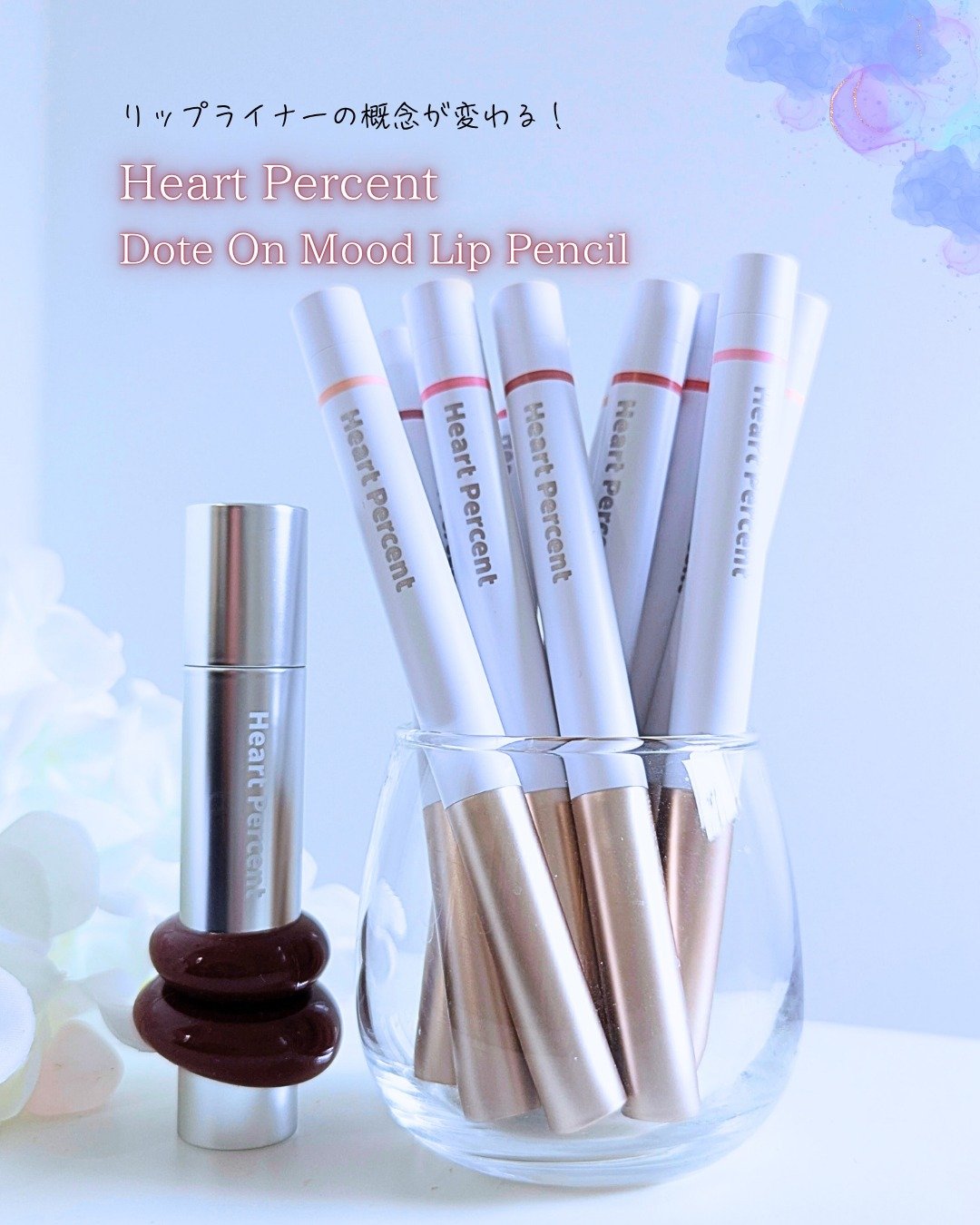 ドットオンムードリップペンシル/Heart Percent/リップライナーを使ったクチコミ（1枚目）