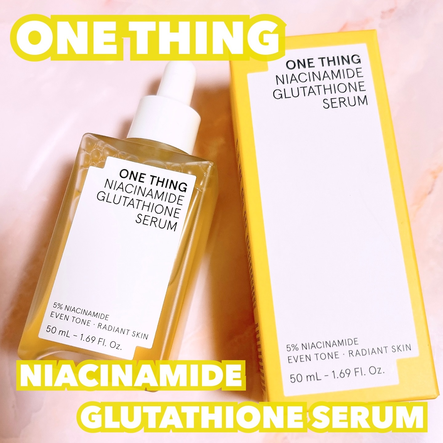 ナイアシンアミドグルタチオンセラム/ONE THING/美容液を使ったクチコミ（1枚目）