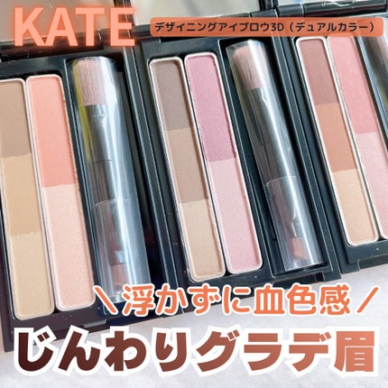 ケイト デザイニングアイブロウ3D/KATE/パウダーアイブロウを使ったクチコミ(1枚目)