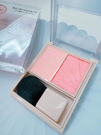 レイヤード フルリ チーク/Visée/パウダーチークを使ったクチコミ(2枚目)