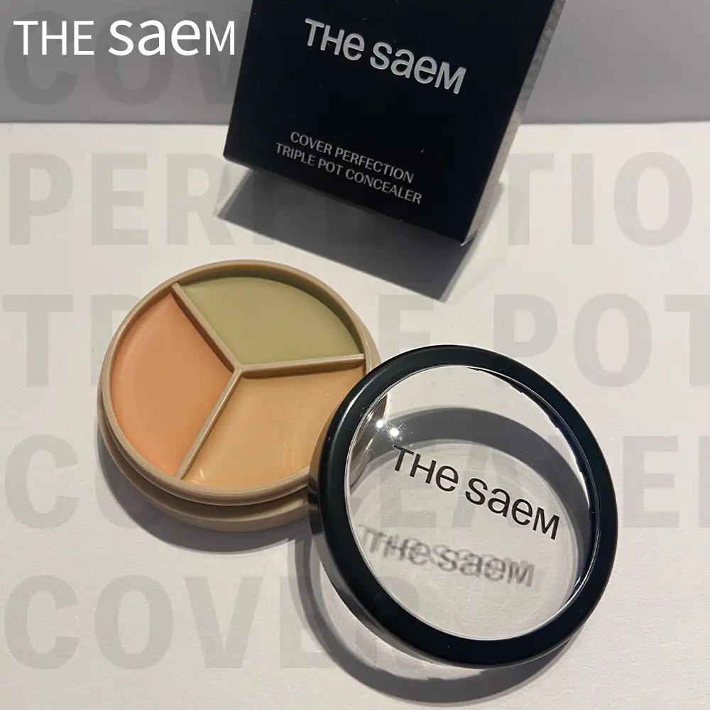 カバーパーフェクション トリプル ポット コンシーラー/the SAEM/パレットコンシーラーを使ったクチコミ（1枚目）