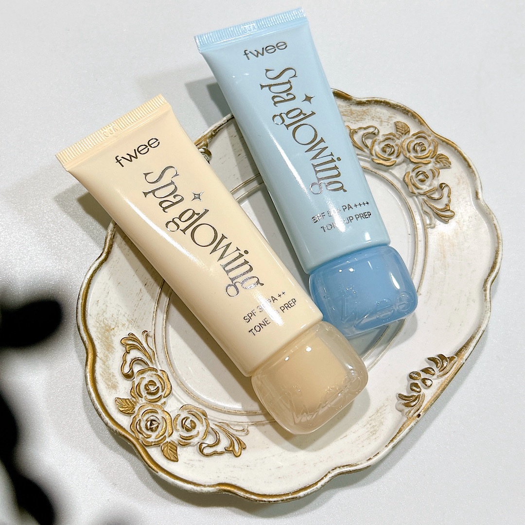 スパグロウUVトーンアップベース/fwee/化粧下地を使ったクチコミ（1枚目）