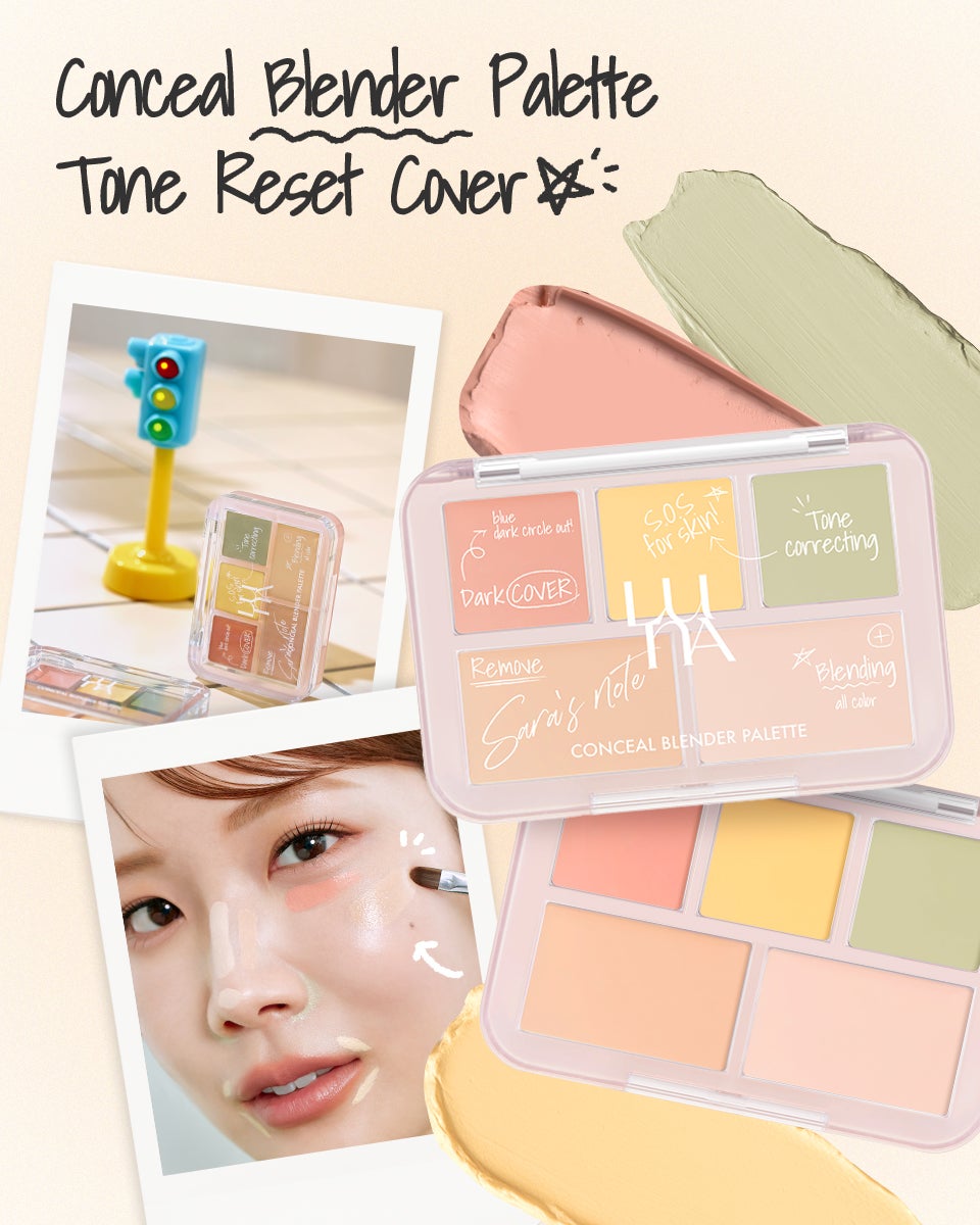 コンシールブレンダーパレット/LUNA/パレットコンシーラーを使ったクチコミ(2枚目)