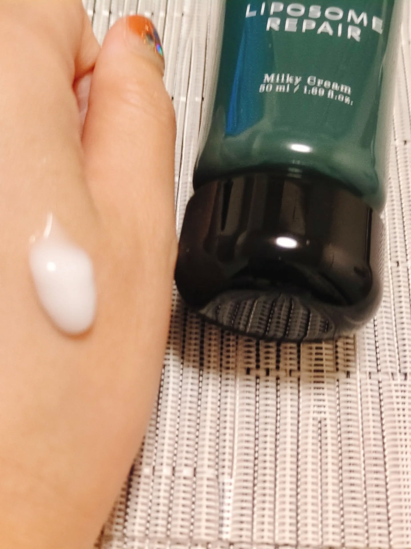 リポソームリペア ミルキークリーム/shaishaishai/フェイスクリームを使ったクチコミ（2枚目）