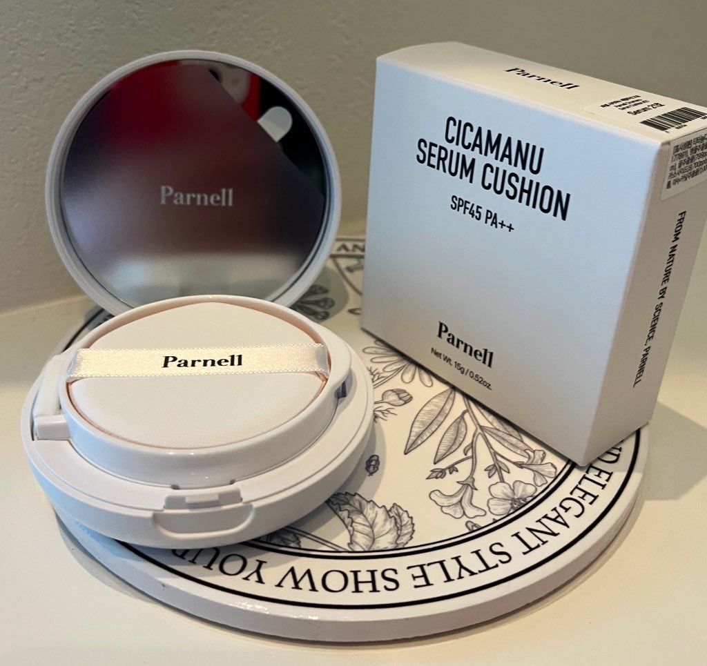 シカマヌ セラム クッションファンデ/parnell/クッションファンデーションを使ったクチコミ(2枚目)
