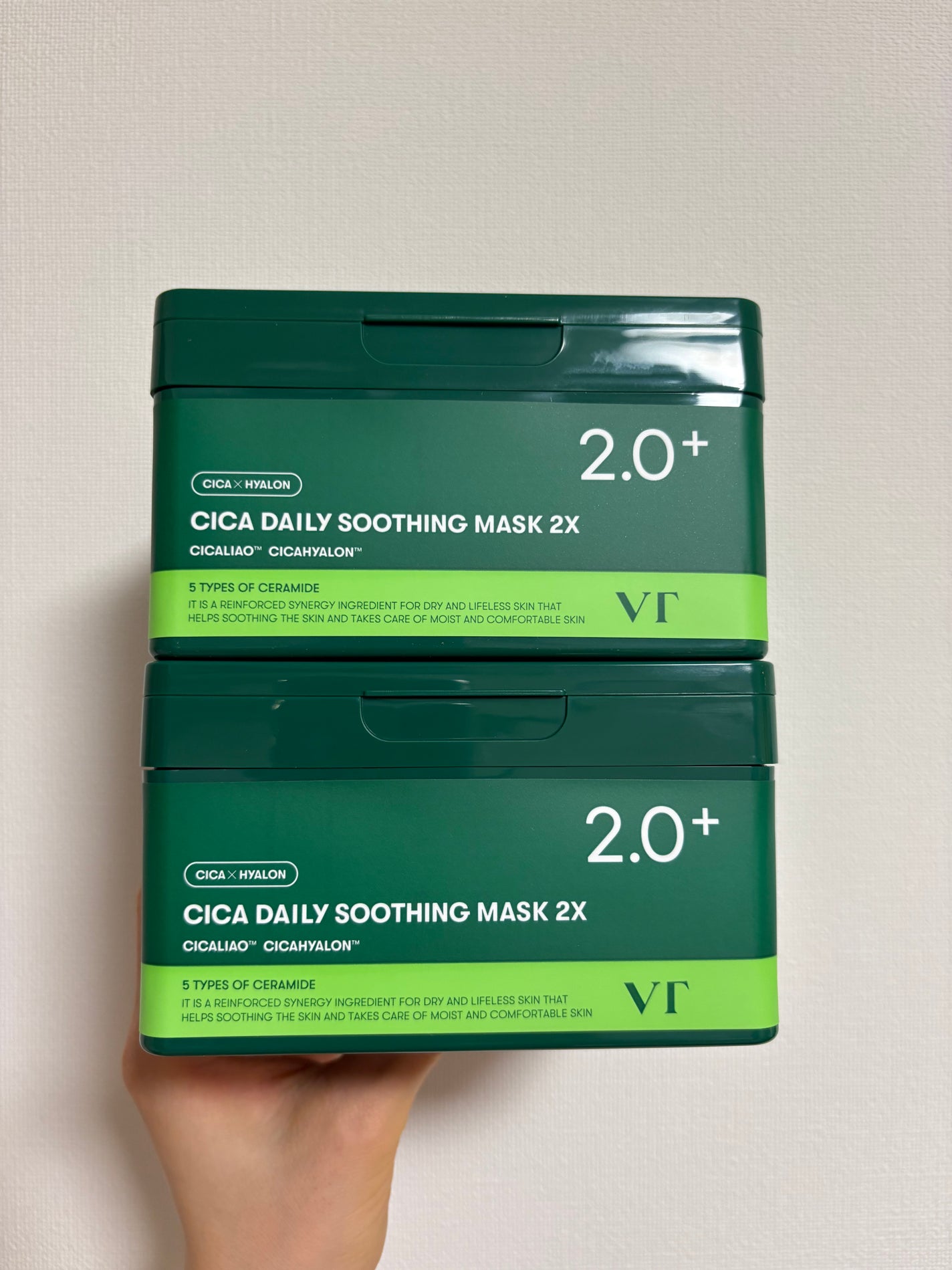 CICA デイリースージングマスク2X/VT/シートマスク・パックを使ったクチコミ(1枚目)